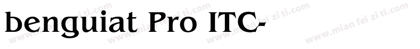 benguiat Pro ITC字体转换